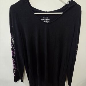 Torrid Black Super Soft Knit Women's Top